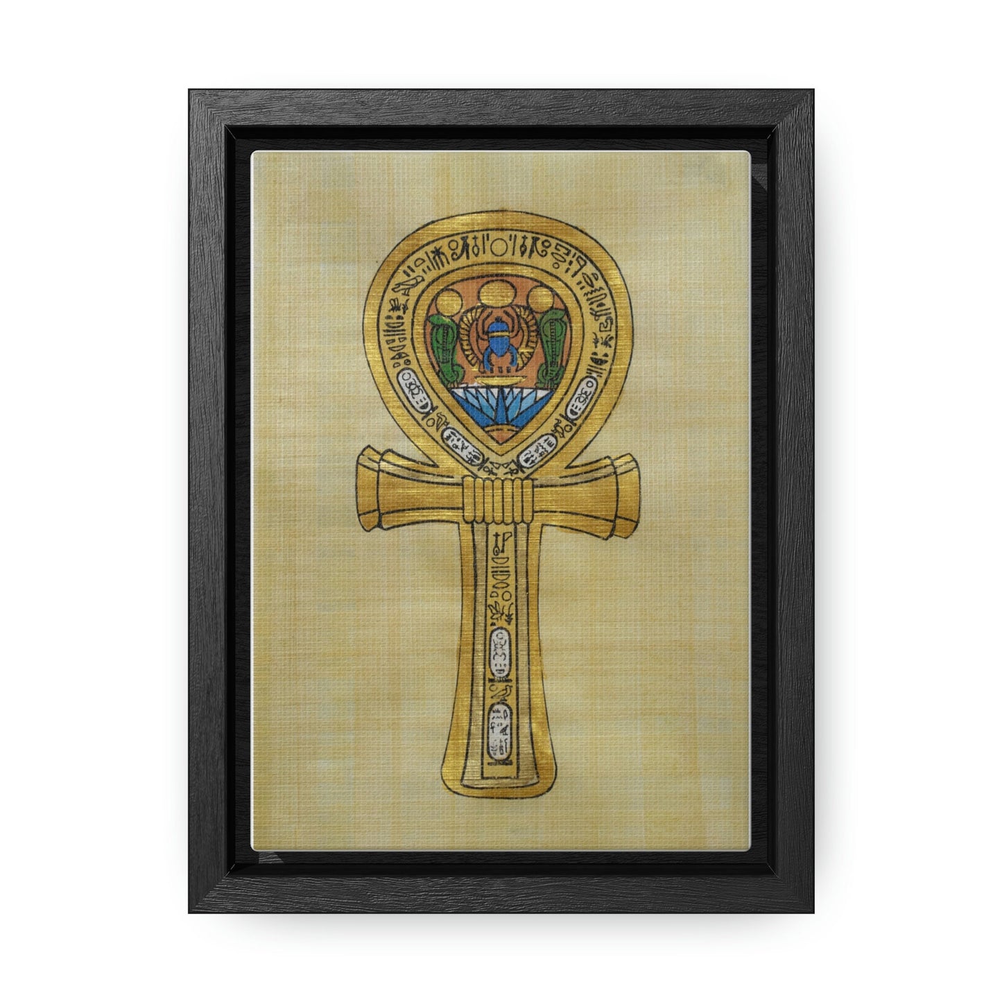 Gallery Canvas Wraps, The Egyptian Ankh " Key of Life " Vertical Frame