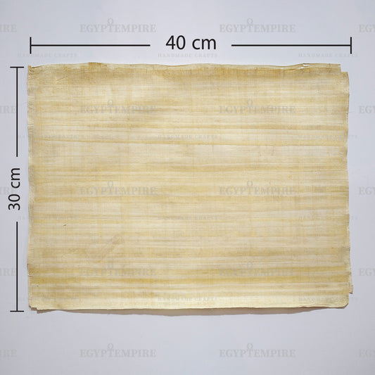 A set of 10 authentic blank Egypt papyrus sheets 14"x17" inch, Perfect for your drawing projects, scrapbook, school art