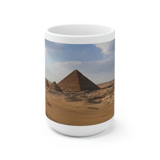 The Giza plateau Ceramic Mug 15oz