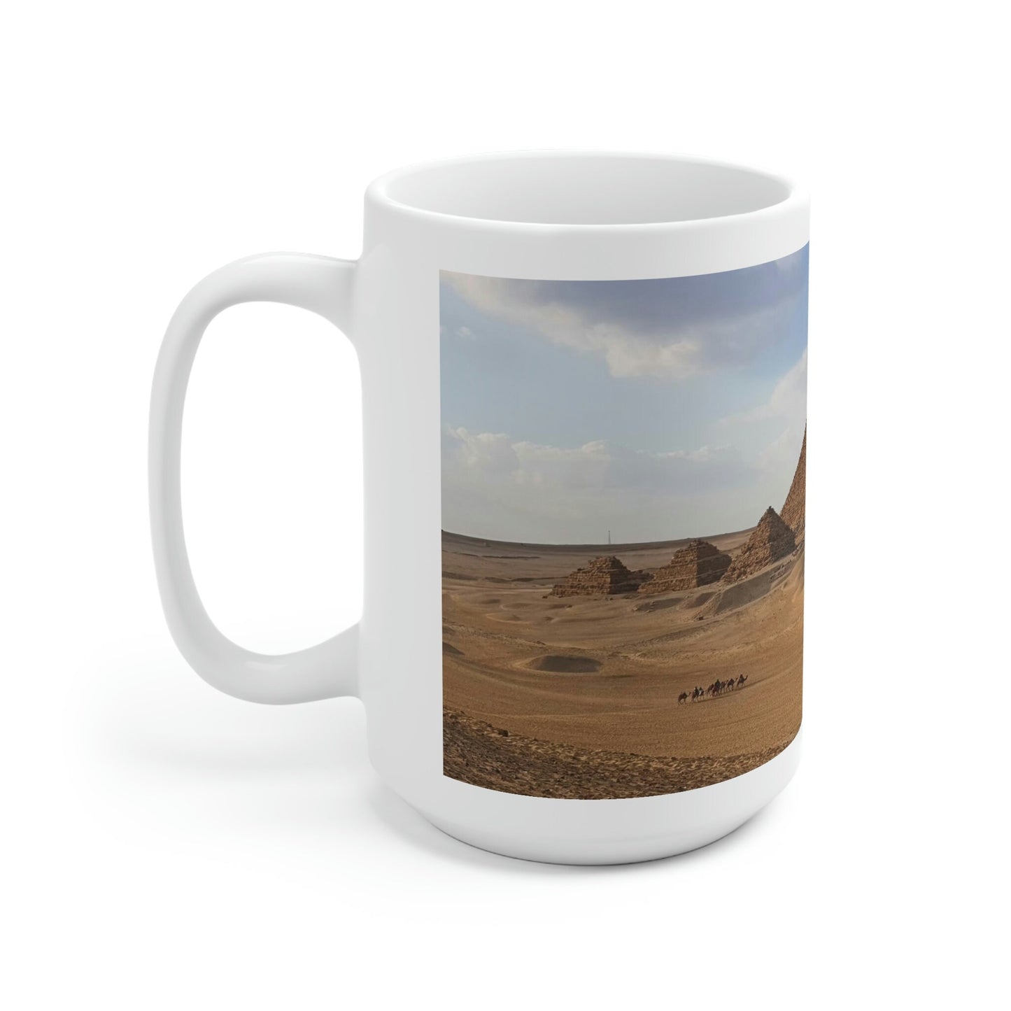 The Giza plateau Ceramic Mug 15oz