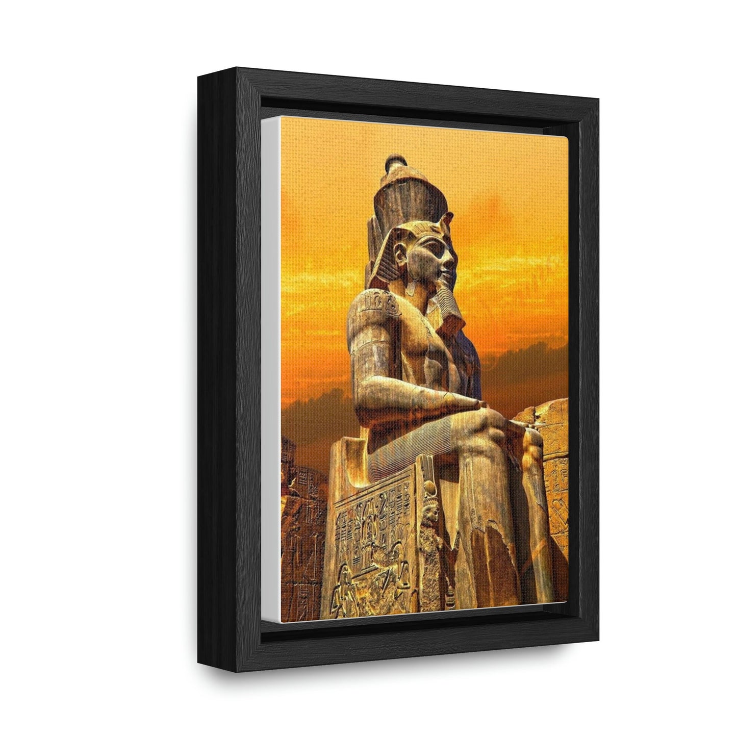 Gallery Canvas Wraps, King Ramses 2 Statue Vertical Frame