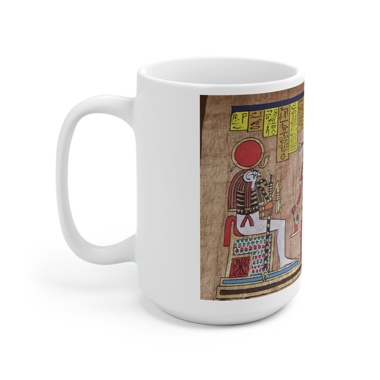 Judgment by the Gods, Weighing of the Heart Ceramic Mug 15oz