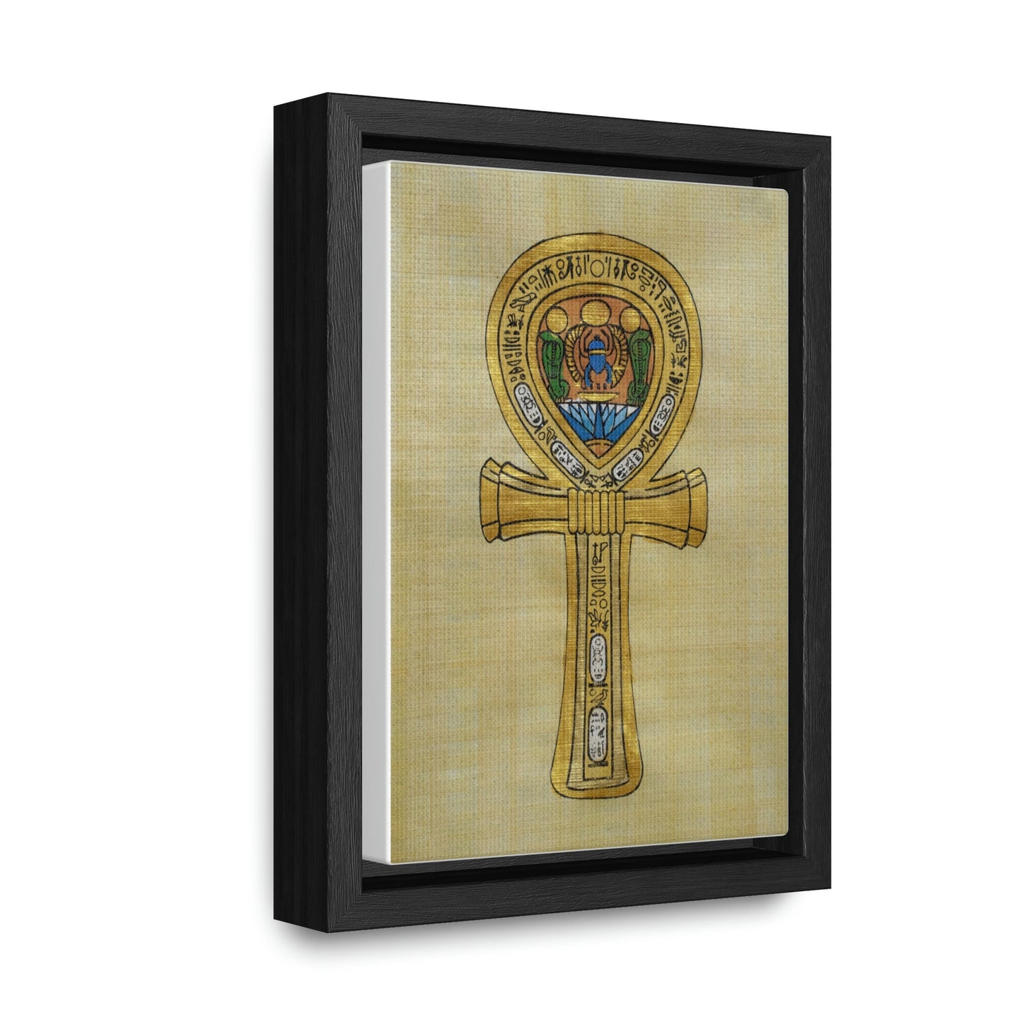 Gallery Canvas Wraps,   The Egyptian Ankh " Key of Life " Vertical Frame