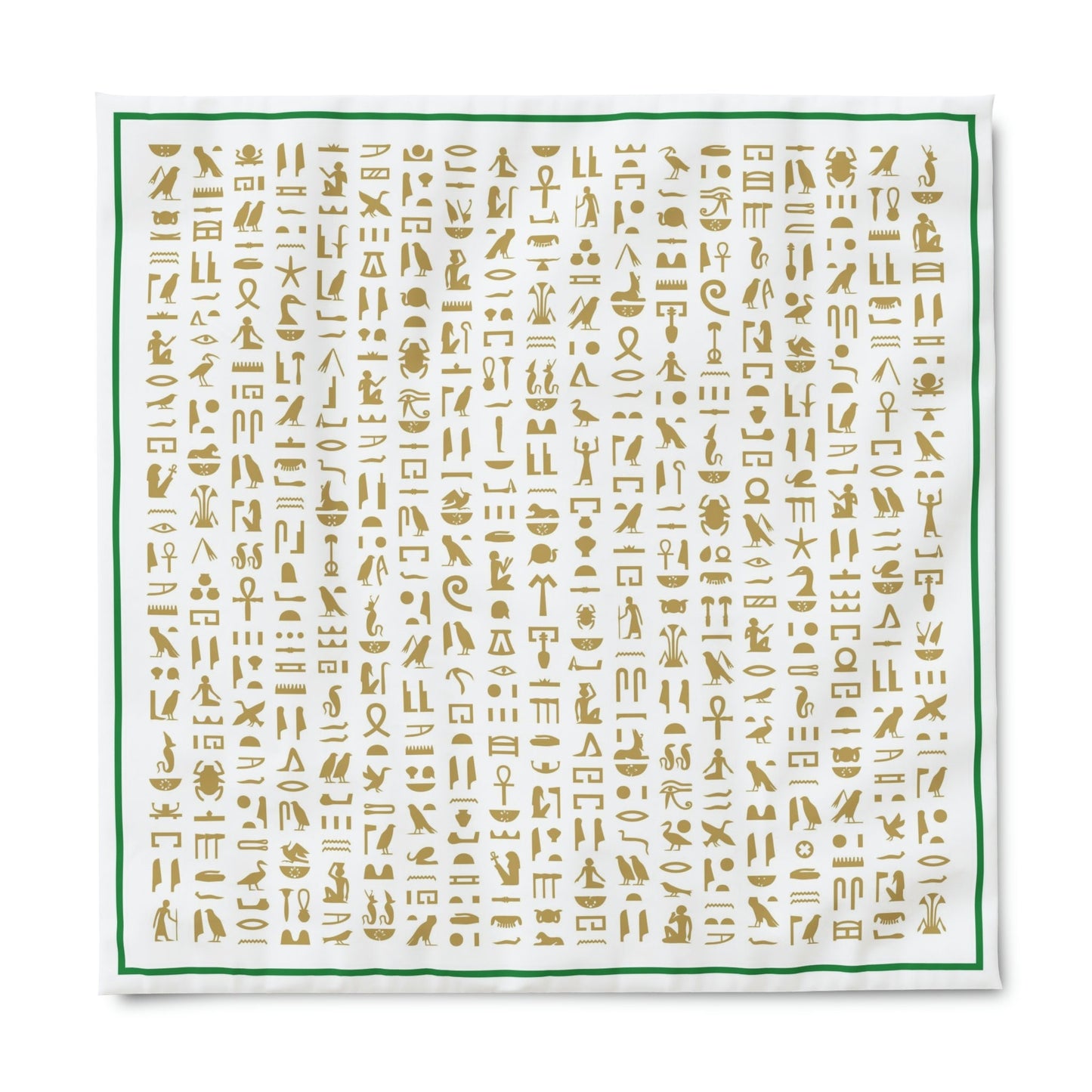 Ancient Egyptian hieroglyphics Duvet Cover.