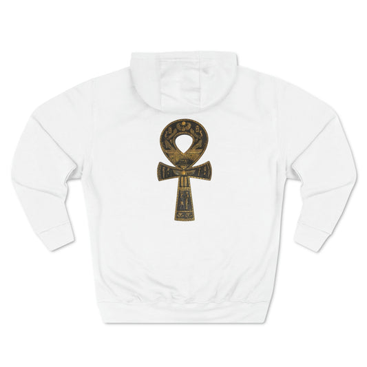 King Tut & Key of Life Unisex Premium Pullover Hoodie