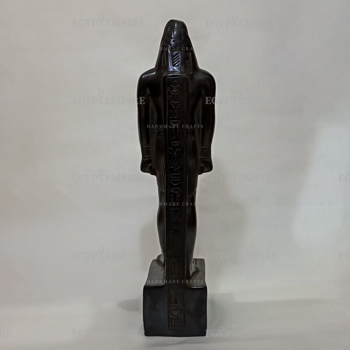 Egyptian God Thoht , Ancient Egyptian pantheon , 10" Black Stone, Ancient Egypt Art, collectible, Egypt Vintage Home Décor Statue,
