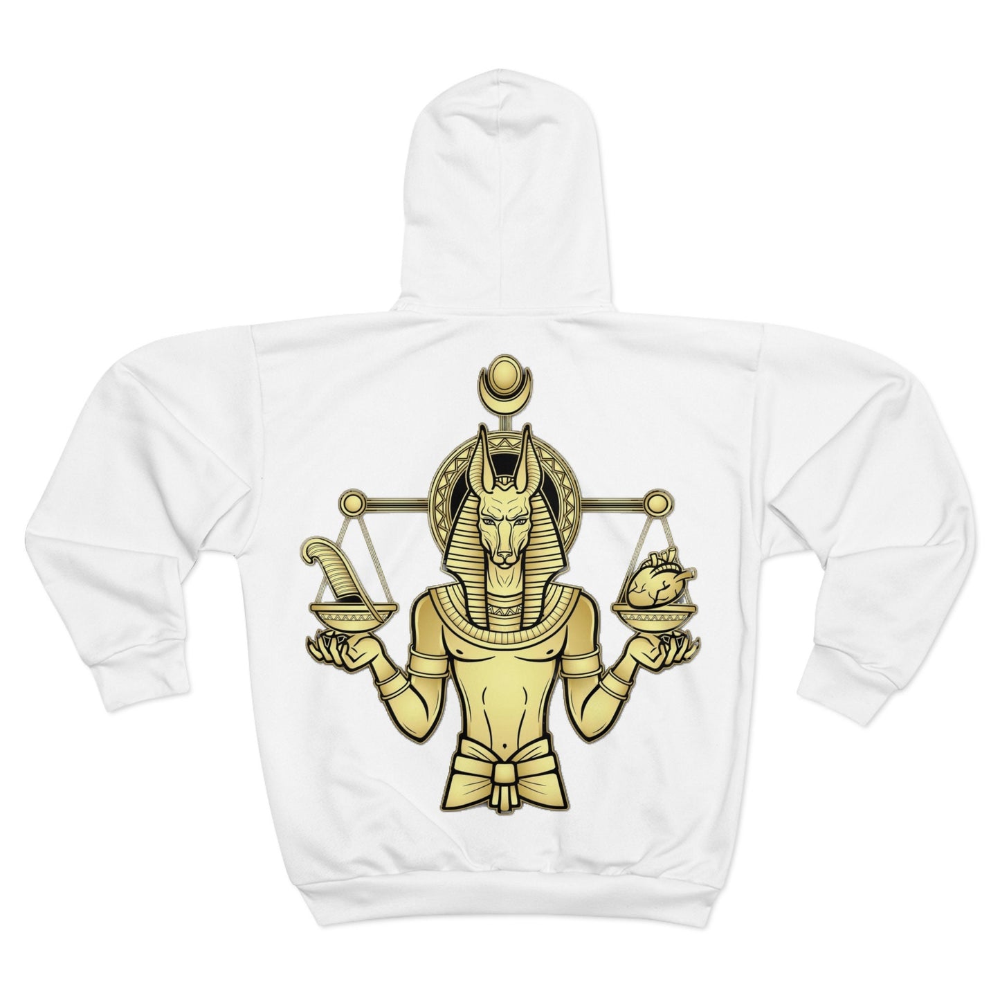 The Scales of Anubis Unisex Zip Hoodie