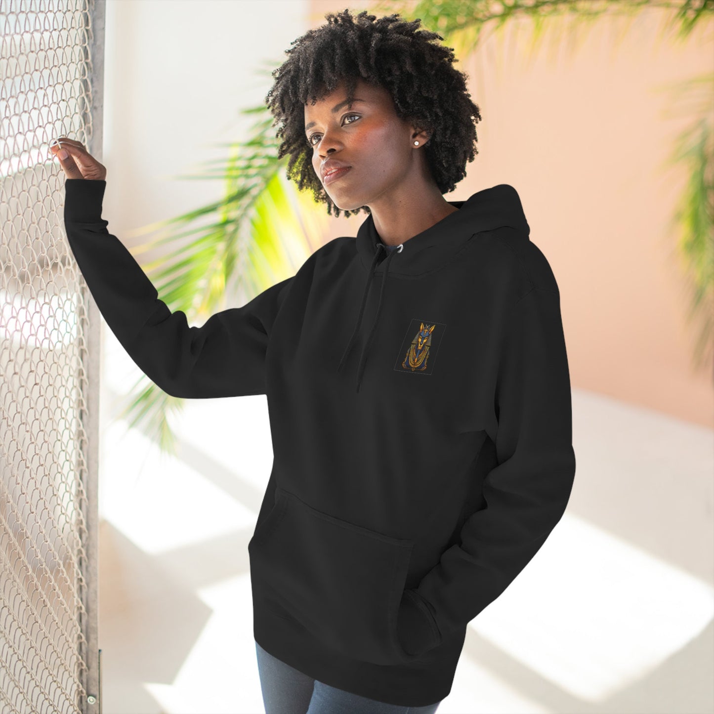 Sekhmet Premium Pullover Hoodie, Egypt God Hoodie, Cotton Hoodie, Sekhmet print Hoodie, Egyptian Gods Print, Goddess of Egypt Hoodie, unisex