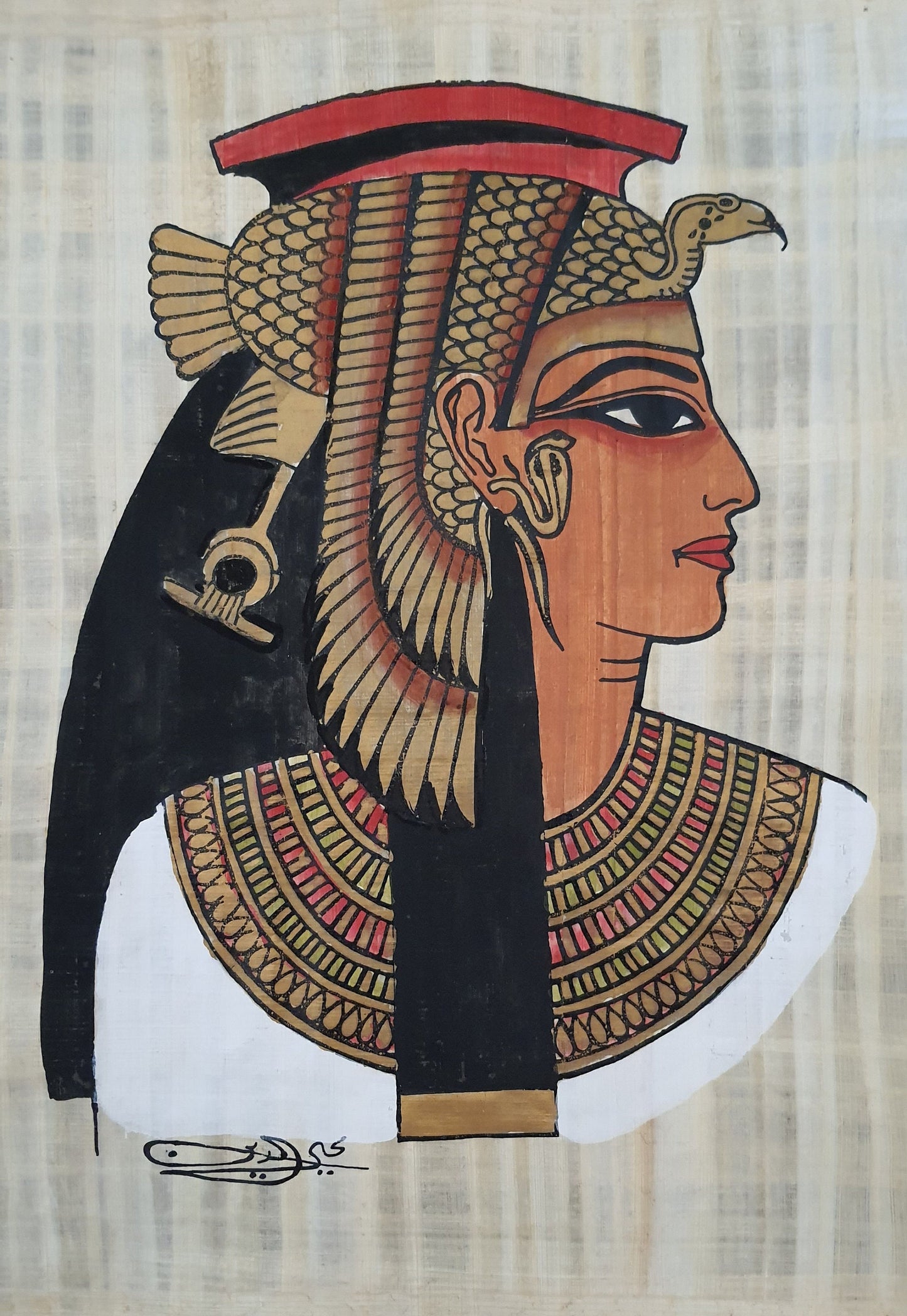 Custom Prints on Handmade Papyrus, Egyptian Papyrus Paintings, Egyptian Ancient Handmade Papyrus Painting, Handmade Papyrus Digital Print